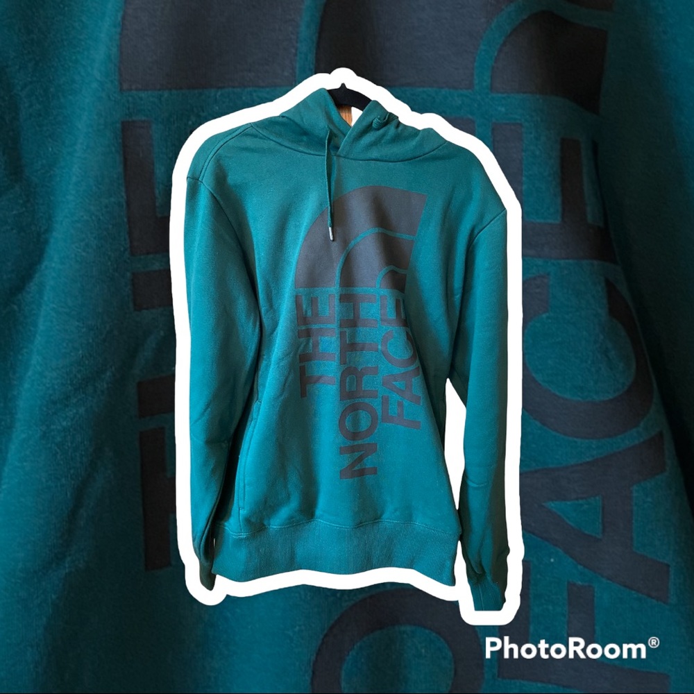 Green North Face Trivert Fleece Hood